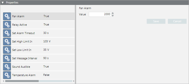 Comark Card – Numeric Properties