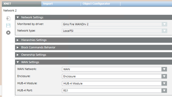 XNET WAN Settings