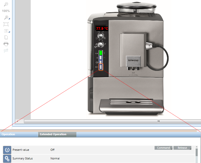 Coffee Machine Operation On/Off 